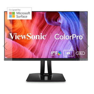 Viewsonic 27 ColorPro 4K UHD Ergonomic Designed for Surface Monitor with USB C.
