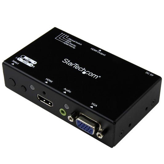 StarTech SHARE AN HDMI DISPLAY/PROJECTOR BETWEEN A VGA AND HDMI AUDIO/VIDEO SOURCE, WITH