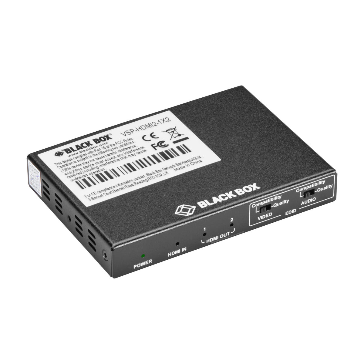 BLACK ENSURE YOUR 4K CONTENT IS ALWAYS ON DISPLAY ON THE RIGHT SCREENS. THE HDMI 2.0 S