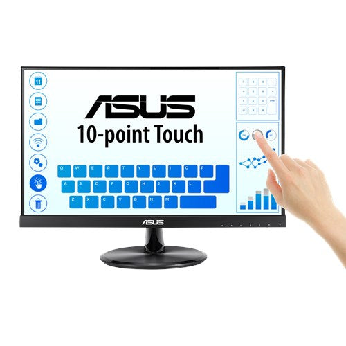 ASUS VT229H, 21.5INCH FULL HD(1920X1080) IPS EYE CARE 10-POINT TOUCH MONITOR,0.2482 M