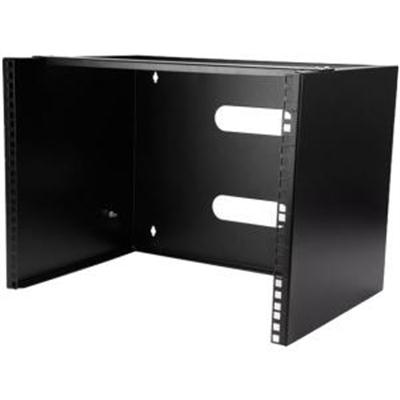 StarTech 8U WALL MOUNT RACK FOR NETWORKING EQUIPMENT - 19IN WALLMOUNT PATCH PANEL BRACKET