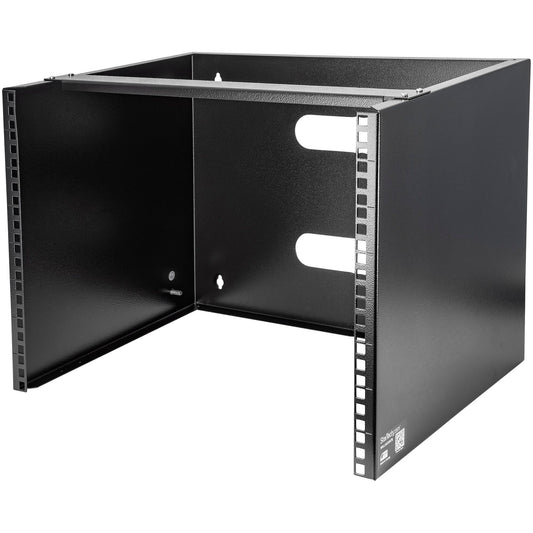 StarTech 8U WALL MOUNT RACK FOR NETWORKING EQUIPMENT - 19IN WALLMOUNT PATCH PANEL BRACKET