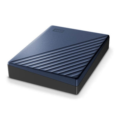 WESTERN 2TB My Passport Ultra Blue Portable External Hard Drive, USB-C