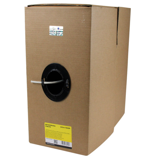 StarTech 1000 FT. GRAY UTP CAT6 CABLE FOR 10 GIGABIT NETWORKS - HIGH-QUALITY COPPER CONDU