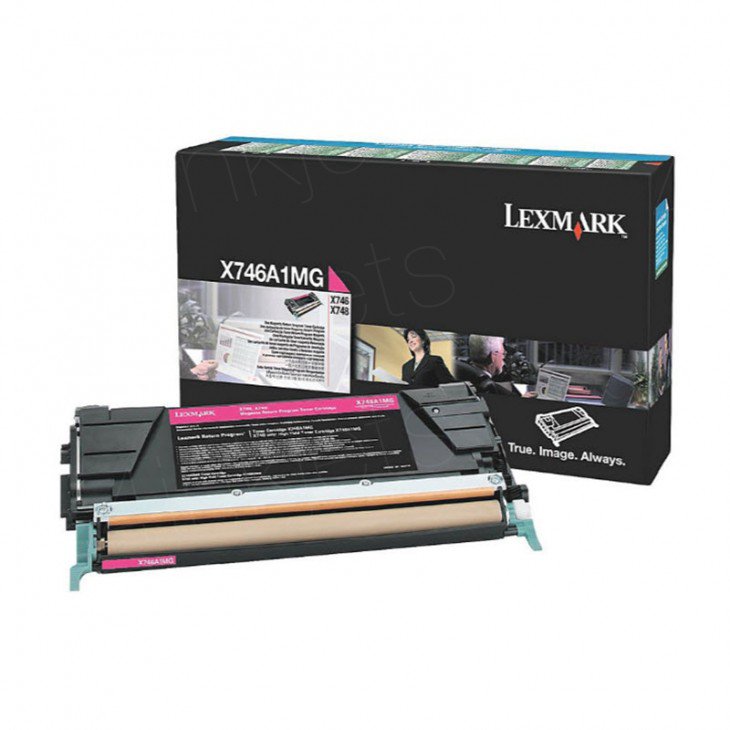 LEXMARK X746A1MG MAGENTA RETURN PROGRAM TONER CARTRIDGE FOR USE IN X746,748 ESTI