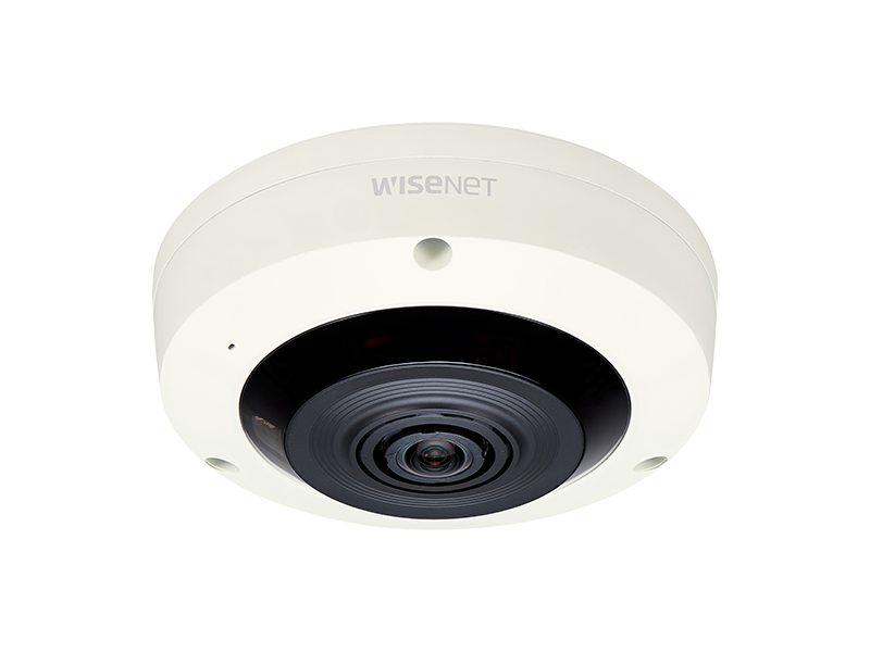 HANWHA WISENET X POWERED BY WISENET 5 NETWORK INDOOR FISHEYE, 6MP CMOS SENSOR, 2048X204
