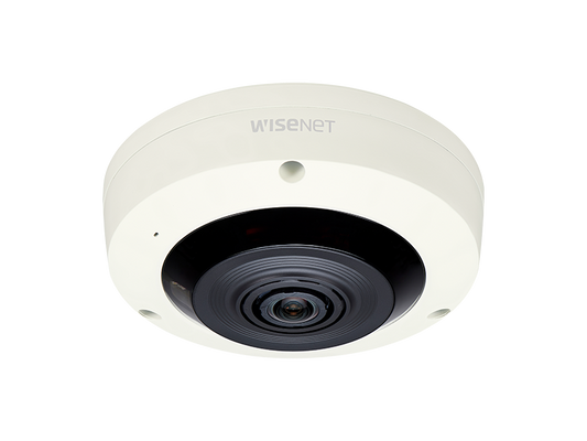 HANWHA WISENET X POWERED BY WISENET 5 NETWORK INDOOR FISHEYE, 6MP CMOS SENSOR, 2048X204