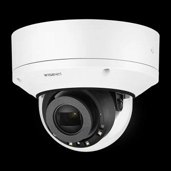 Hanwha 5MP Outdoor Dome, PoE extender camera
