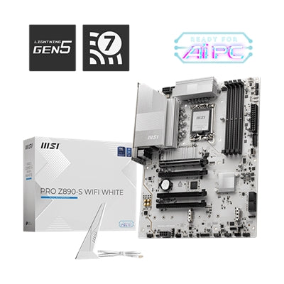 MSI PRO Z890-S WIFI WHITE MOTHERBOARD