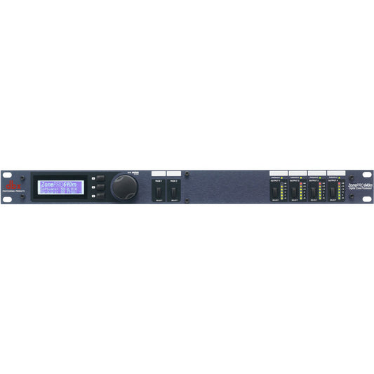 DBX640MV 6x4 Digital Zone Processor with Front-Panel Control