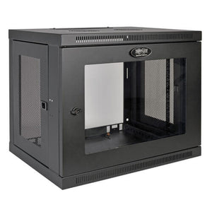 Tripp Lite 9U Wall Mount Rack Enclosure Server Cabinet w/ Acrylic Glass Front Door