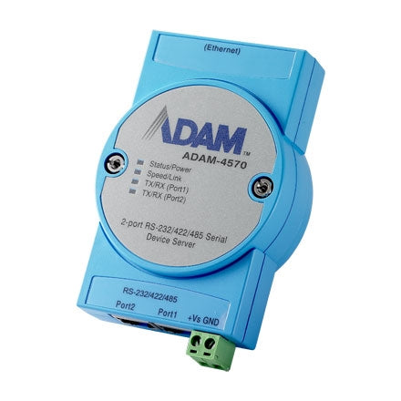 ADVANTECH ADAM-4570-CE - 2-PORT SERIAL DEVICE SERVER - RJ-45, RJ48, RS-232, RS-4