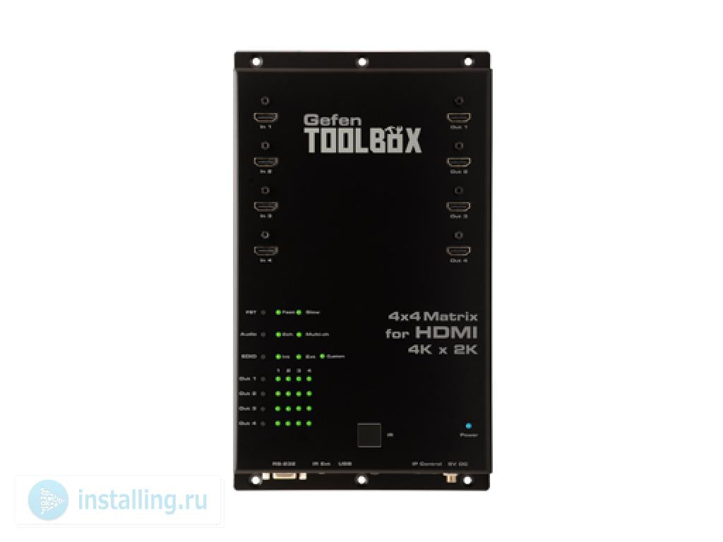 4x4 Matrix for HDMI Black