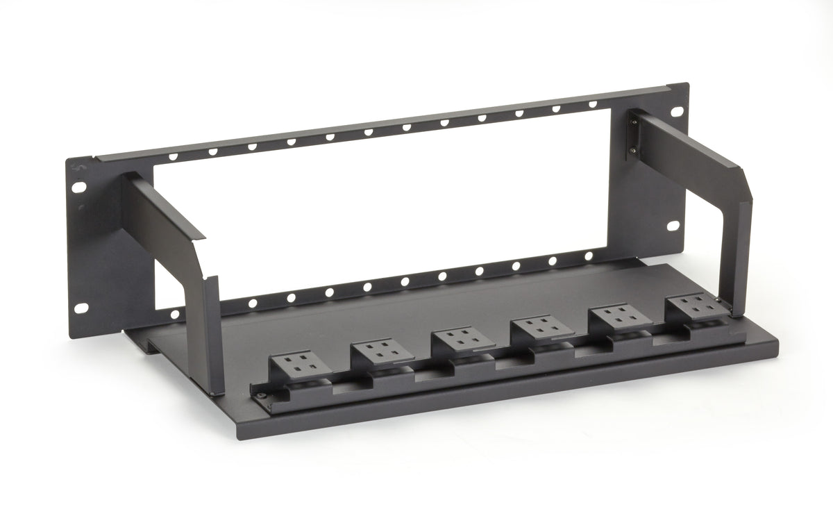 UNIVERSAL FIBER OPTIC BLANK PANEL - 12-SLOT, 3U