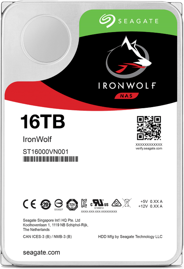 Seagate HD ST16000NE000 16TB SATA Ironwolf Pro 3.5 250M 6Gb s Bare