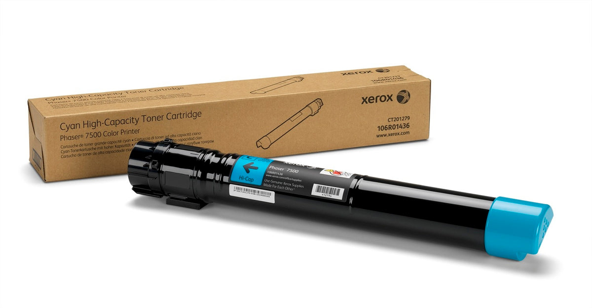 HIGH CAPACITY CYAN TONER CARTRIDGE (17800 PAGES) FOR PHASER 7500