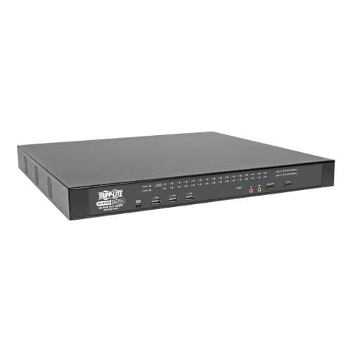 32-PORT CAT5 KVM OVER IP SWITCH WITH VIRTUAL MEDIA - 1 LOCAL & 1 REMOTE USER, 1U