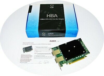 LSI Logic 05-25688-00 9302-16e 16PT SAS 12Gb s PCIE3 30W Host Bus Adapter sgl