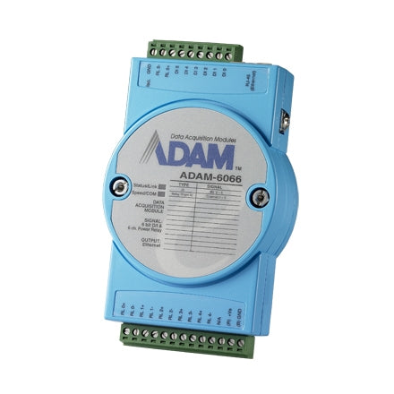 6-CH DIGITAL INPUT AND 6-CH POWER RELAY MODBUS TCP MODULE