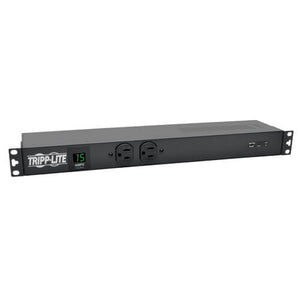 Tripp Lite PDU Metered Isobar Surge 120V 15A 5-15R 14 Outlet 5-15P 1URM