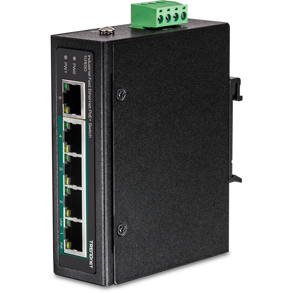 POE+ DIN-RAIL SWITCH