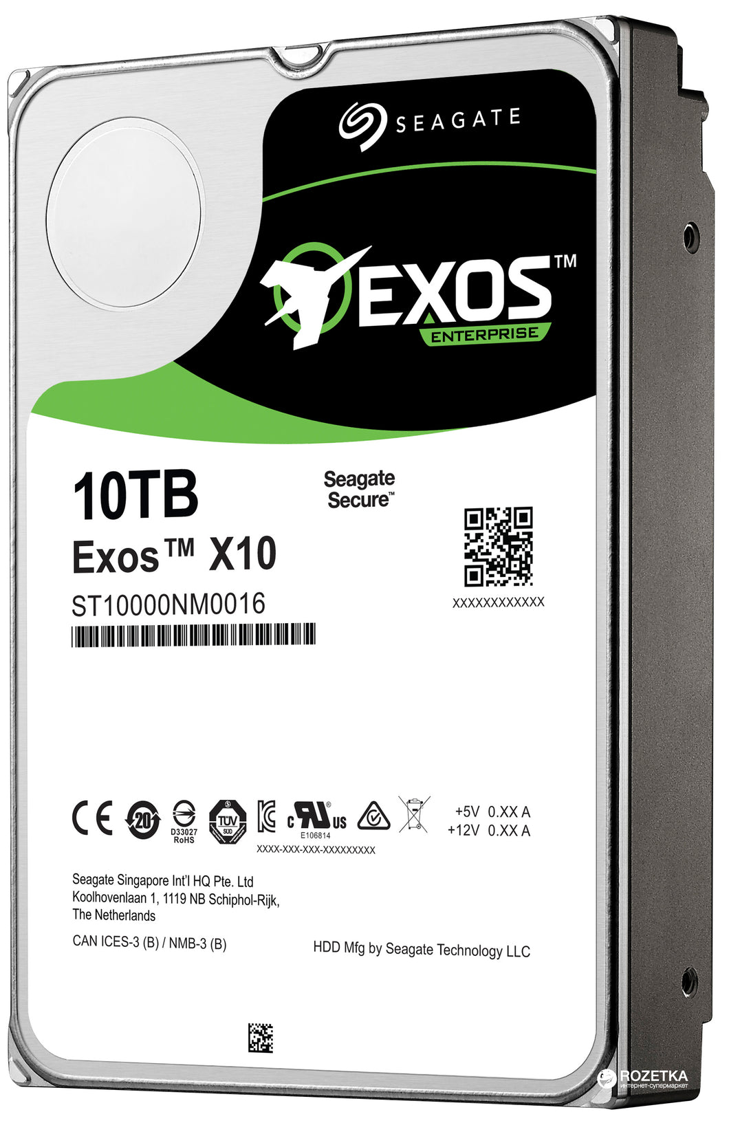 SEAGATE 10TB 7.2K SATA 6GB/S 3