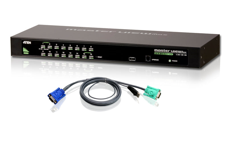 16PORT KVM W/ 8 PS/2 KVM CABLE