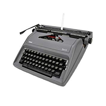 EPOCH Manual Typewriter gray