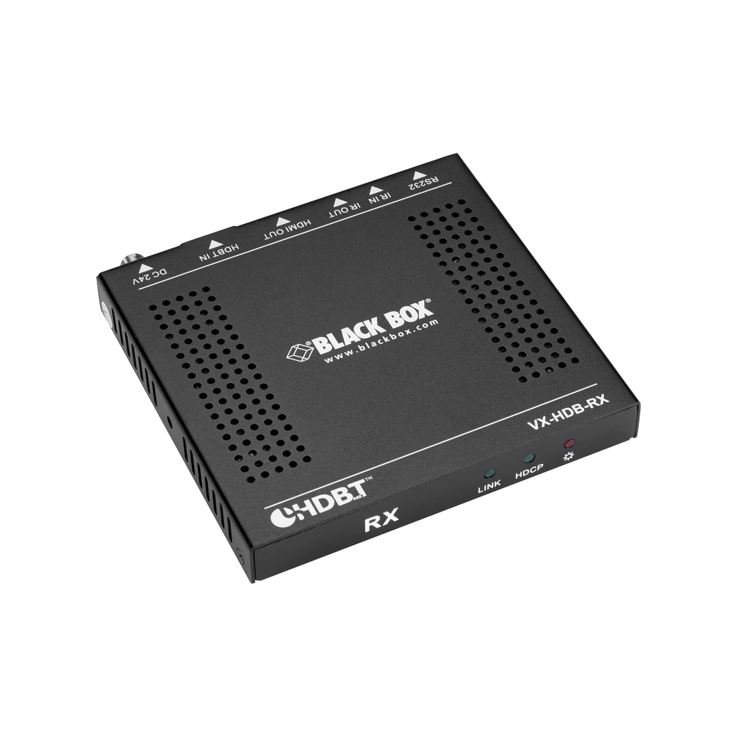 HDBASET HDMI VIDEO EXTENDER RECEIVER - 4K, 70M, POH, IR, RS232