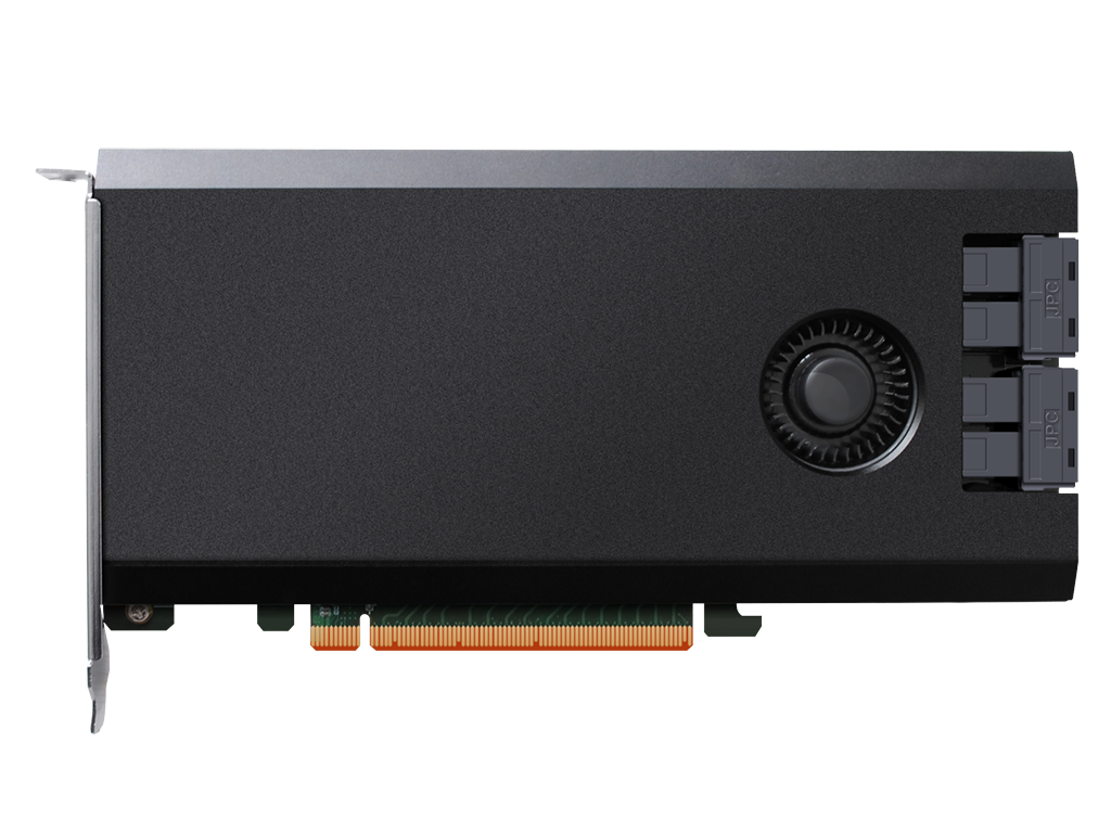 HighPoint CC SSD7103 Bootable 4x M.2 NVMe RAID Controller PCIe3.0x16 Brown Box