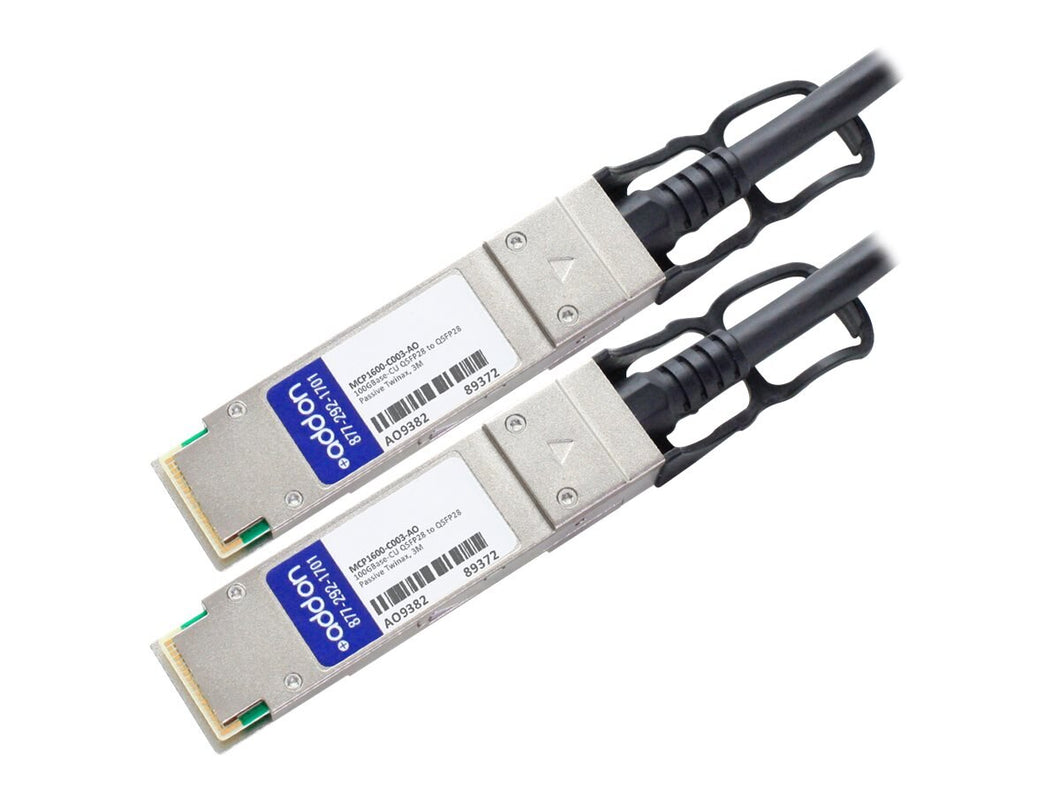 ADDON MELLANOX MCP1600-C003 COMPATIBLE TAA COMPLIANT 100GBASE-CU QSFP28 DIRECT A