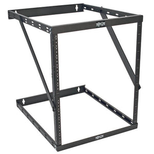 Tripp Lite 8U 12U 22U 2 Post Open Frame Rack Cabinet Expandable 23.5" Depth Wall Mount