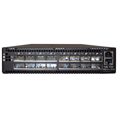 SPECTRUM BASED 100GBE 1U OPEN  SWITCH WITH ONIE, 16 QSFP28 PORTS, 2 POWER SUPPLI