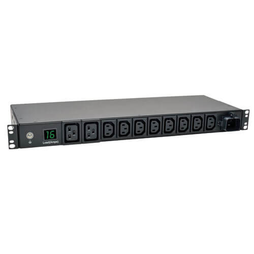 TRIPP LITE PDU METERED 200V-240V 16A IEC-309 8 C13; 2 C19 HORIZONTAL 1URM - HORI