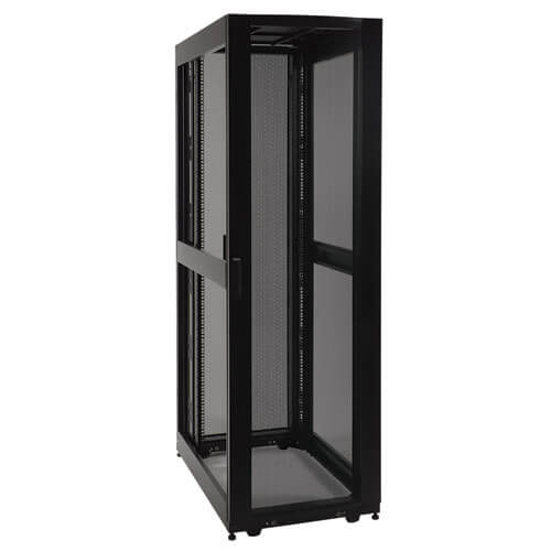 42U RACK ENCLOSURE 36 INCH DEPTH W DOORS NO SIDES 3000LB CAPACITY
