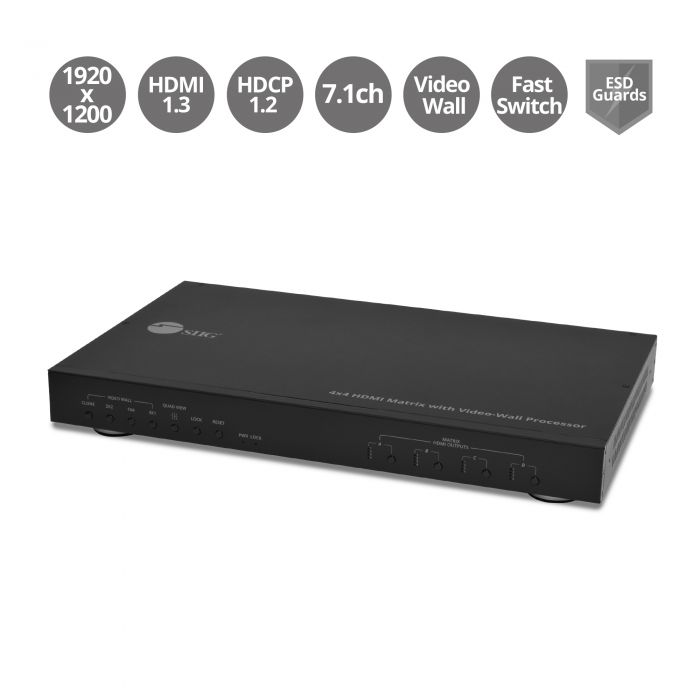 4X4 HDMI MATRIX VIDEO WALL PROC