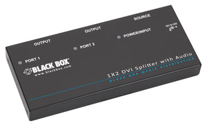 1 X 2 DVI-D SPLITTER WITH AUDIO AND HDCP