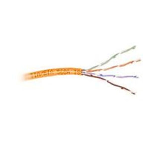 NETWORK CABLE - BARE WIRE - BARE WIRE - 1000 FT - UTP - ( CAT 5E ) - ORANGE