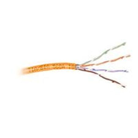 NETWORK CABLE - BARE WIRE - BARE WIRE - 1000 FT - UTP - ( CAT 5E ) - ORANGE