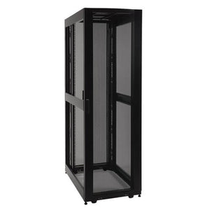 TRIPP LITE SR45UBEXP 45U RACK ENCLOSURE SERVER CABINET DOORS NO SIDE 3000LB CAPA