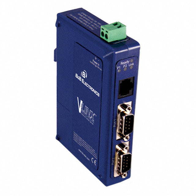 PORT ETHERNET SERVER (2) SERIAL DB9 (1) 10/100 ETHERNET RJ45