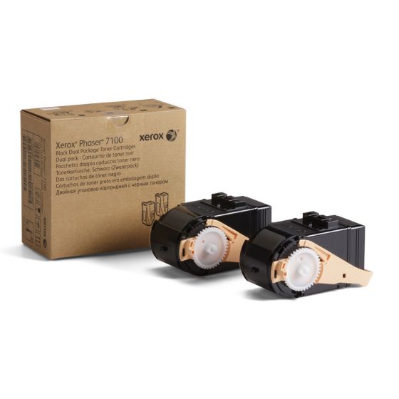 BLACK HI-CAP DUAL PACKAGE TONER 7100