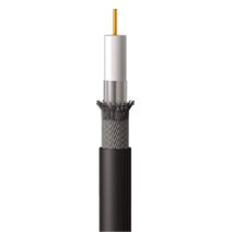 C2G RG6/U Dual Shield In Wall , Black 1000ft coaxial cable 12000