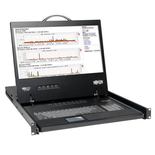 16PORT KVM SWITCH RACK CONSOLE