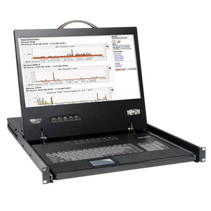 Tripp Lite 16-Port Rack Console VGA KVM Switch w/ 19" LCD 1U TAA