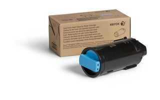 GENUINE XEROX CYAN EXTRA HIGH CAPACITY TONER CARTRIDGE FOR THE VERSALINK C605