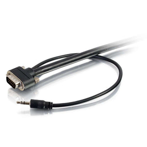 C2G 50232 video cable adapter 1181.1" (30 m) VGA (D-Sub) + 3.5mm Black
