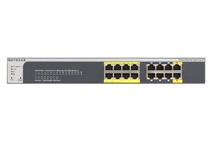 Netgear GS516TP-100NAS network switch Managed L2+/L3 Gigabit Ethernet (10/100/1000) Black,Grey Power over Ethernet (PoE)