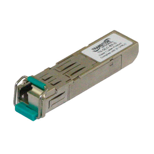 TRANSCIEVER- SFP, CC, 1000B-BX, 1490TX/1310RX, 10KM, 3.3V