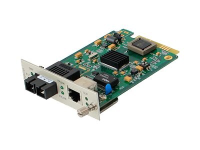 ADDON 10/100/1000BASE-TX(RJ-45) TO 1000BASE-LX(SC) SMF 1310NM 20KM MEDIA CONVERT
